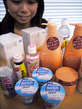 「母乳の成分」を含む飲料や食品の数々