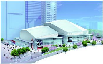 新劇場「赤坂ACTシアター」とライブハウス「赤坂BLITZ」の完成予想図