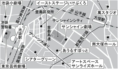 池袋劇場地図