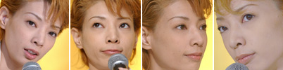 会見におけるコムちゃんの表情